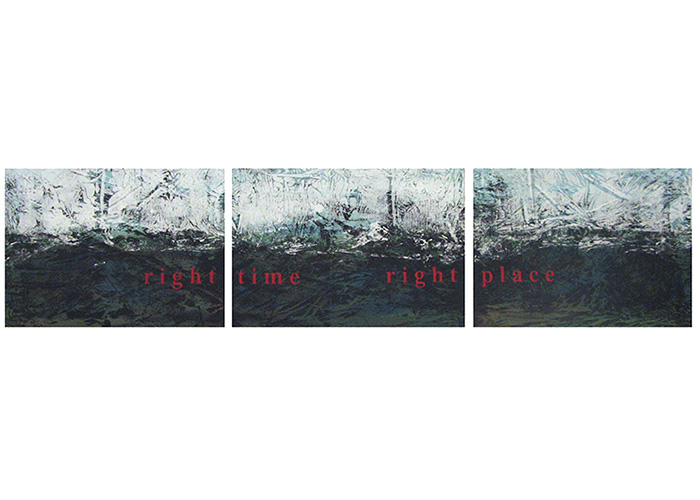 right time-right place • Triptychon • 3teilig je 50 x 70 cm • Acryl auf Leinwand